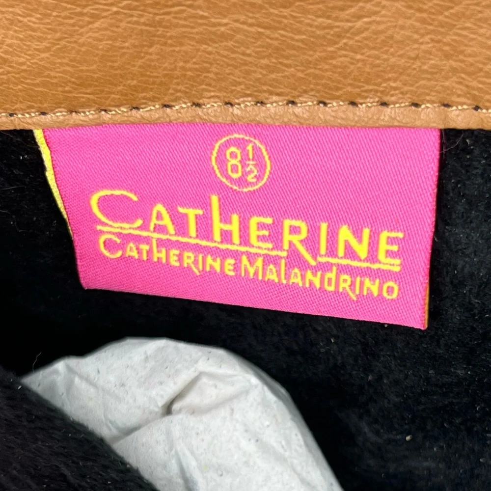 NEW Catherine Malandrino suede leather fringe heeled stiletto boots/festival. - Picture 6 of 14